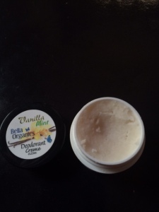 Bella Organics Vanilla Mint Deodorant Creme